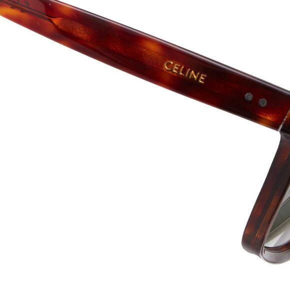 CELINE CL400641 brown tortoise oversized butterfly square sunglasses main image 7